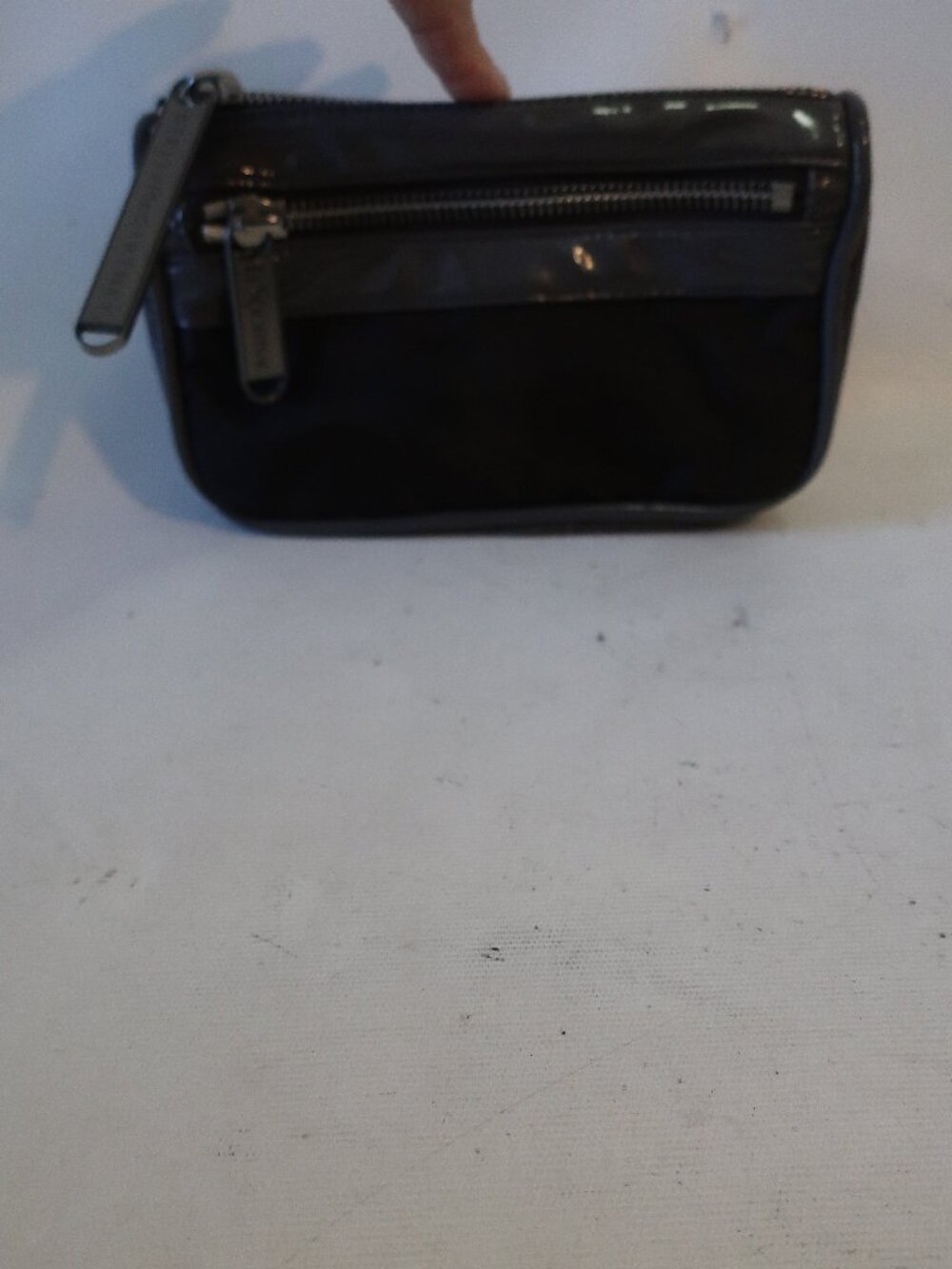 Womens Stella McCartney X LeSportSac Gray Quilted Floral Motif Cosmetic Bag